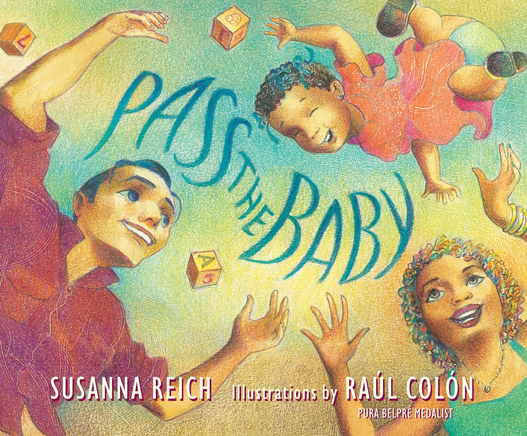 Book cover of Pass the Baby, written by Susanna Reich