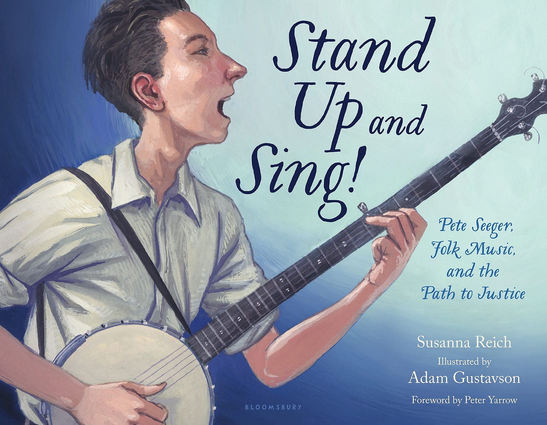 Book Cover of Stand Up and Sing, written by Susanna Reich